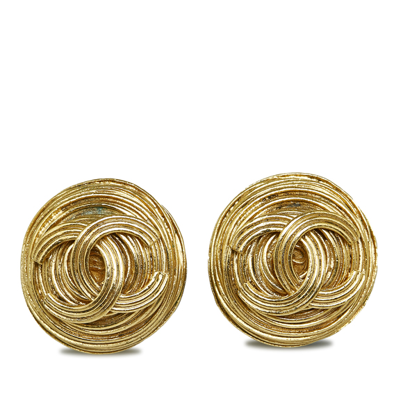 Chanel Jewelry - Pre-Loved Chanel CC Clip-on Earrings